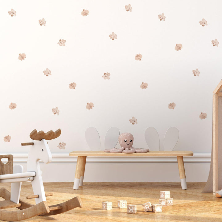 Boho Flowers Nursery Wall Decals - Parker and Olive