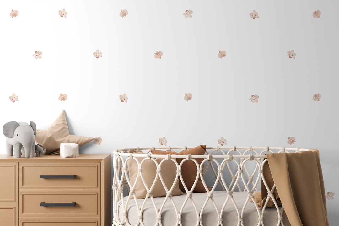 Boho Flowers Wall Decal Stickers