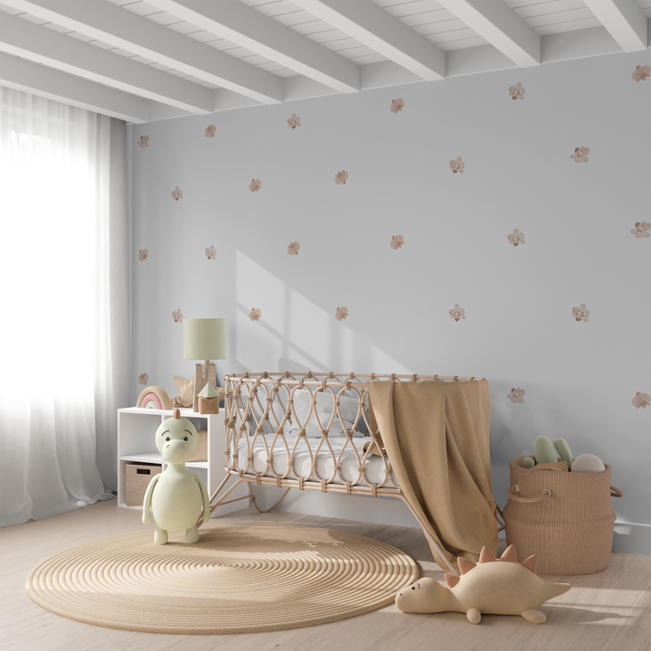 Boho Flowers Wall Decal Stickers