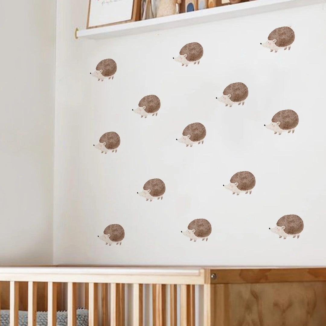 Funlife Wall Art Decals Watercolor Nursery Animals Waterproof Peel & Stick Vinyl Wall Stickers for Baby Kids Room Home Decor - Parker and Olive