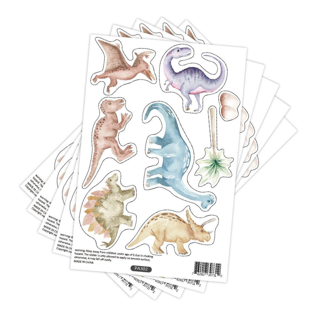 Watercolor Dinosaur Wall Decals - Parker and Olive
