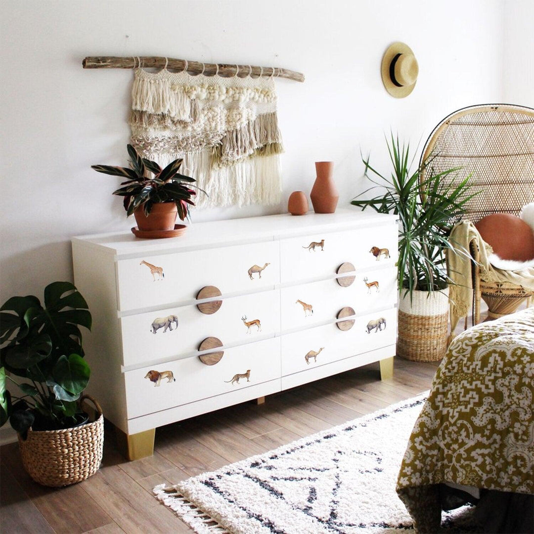 Boho Animals Nursery Wall Decals - Parker and Olive