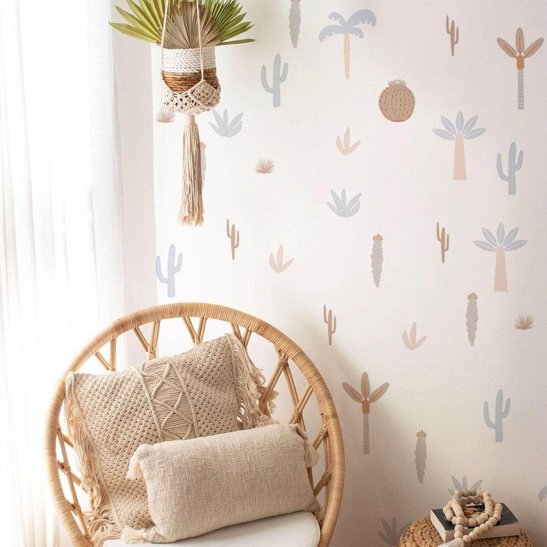 Boho Wall Decal Stickers - Desert Plant - Parker and Olive