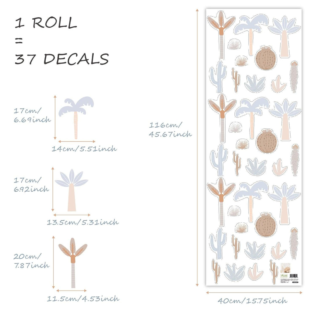 Boho Wall Decal Stickers - Desert Plant - Parker and Olive