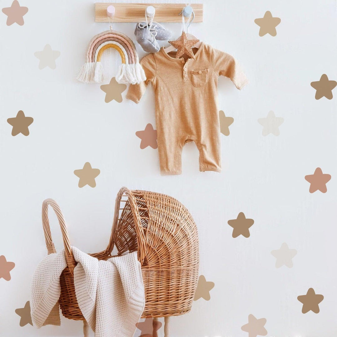 Boho Wall Decal Stickers - Stars - Parker and Olive