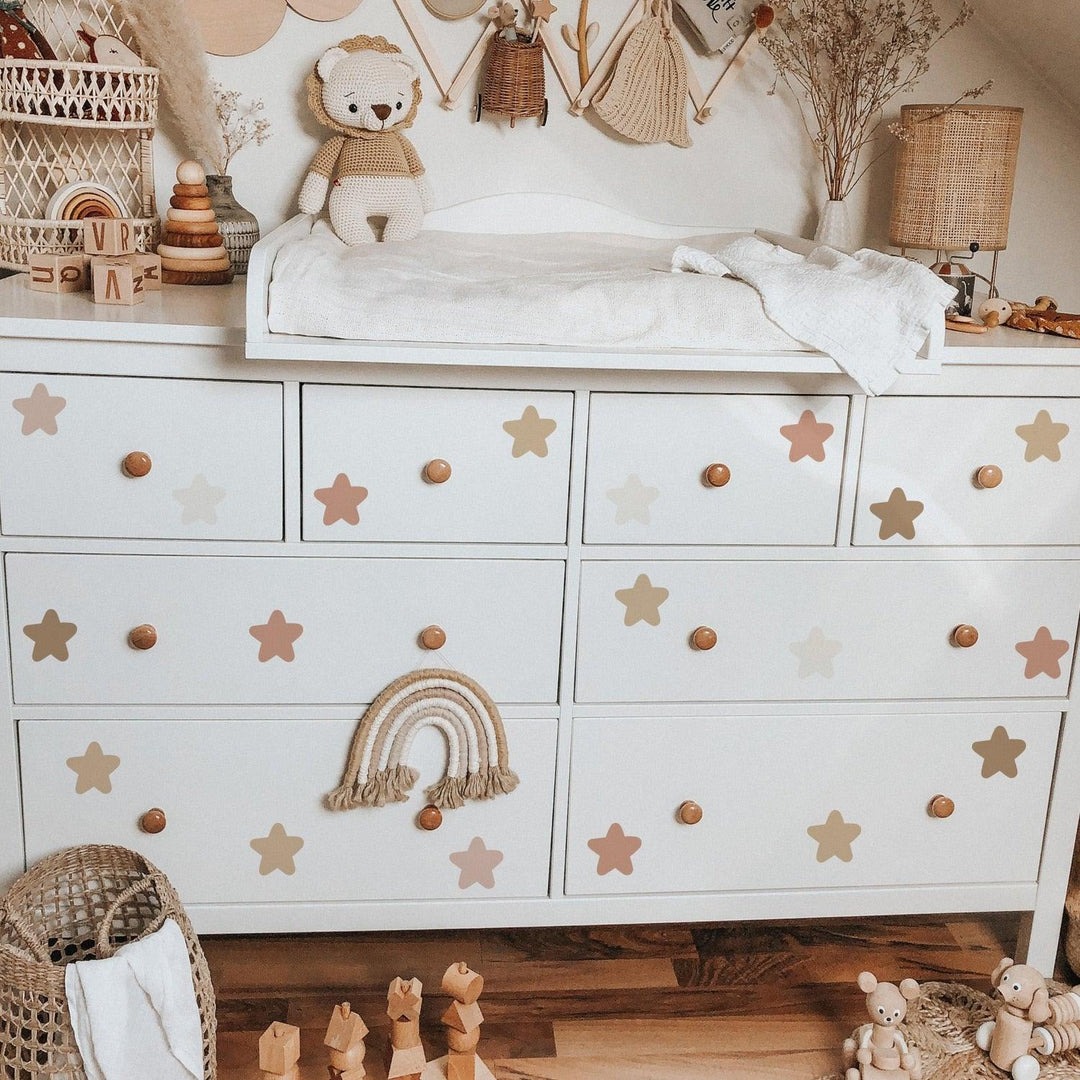 Boho Wall Decal Stickers - Stars - Parker and Olive