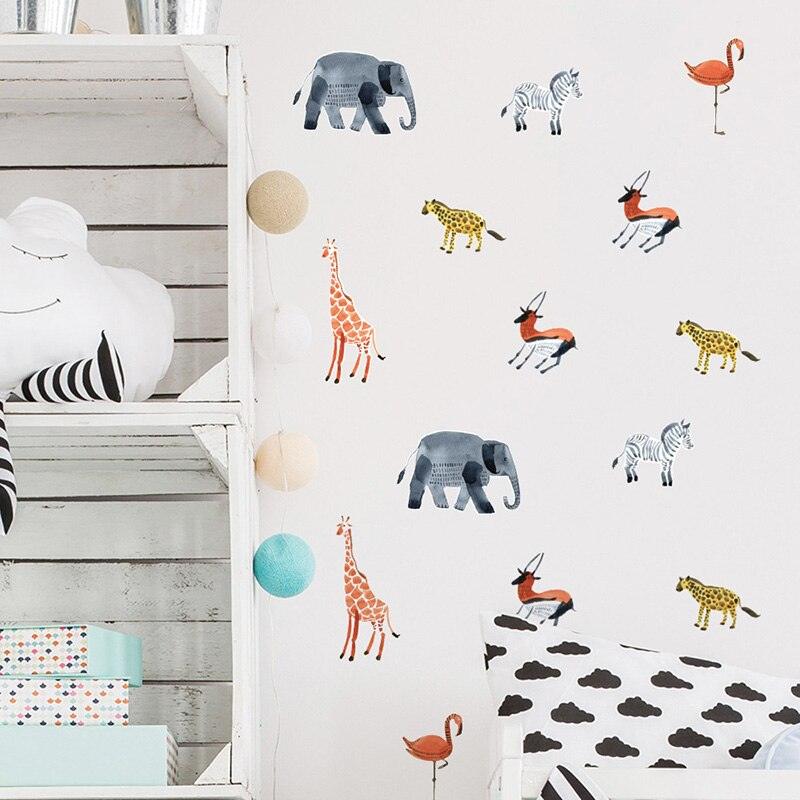 Safari Animals Wall Decal Stickers - Parker and Olive