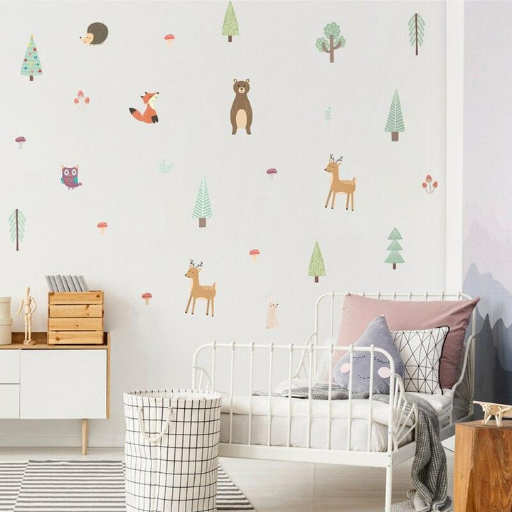 Forest Animal Wall Decal Stickers - Parker and Olive