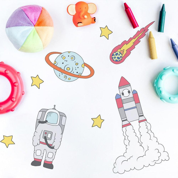 Space UFO Wall Decal Stickers - Parker and Olive
