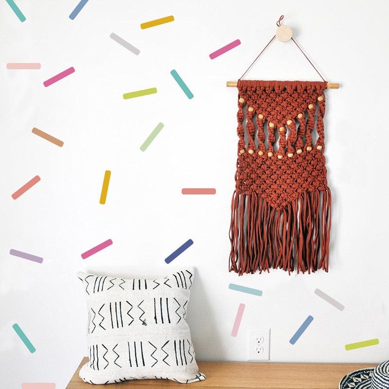 Candy Strip Wall Decal Stickers - Parker and Olive