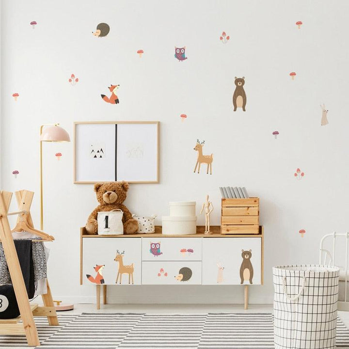 Forest Animal Wall Decal Stickers - Parker and Olive