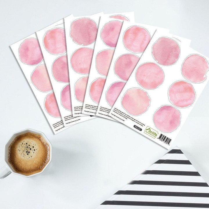 Polka Dot Wall Decal Stickers - Pink - Parker and Olive