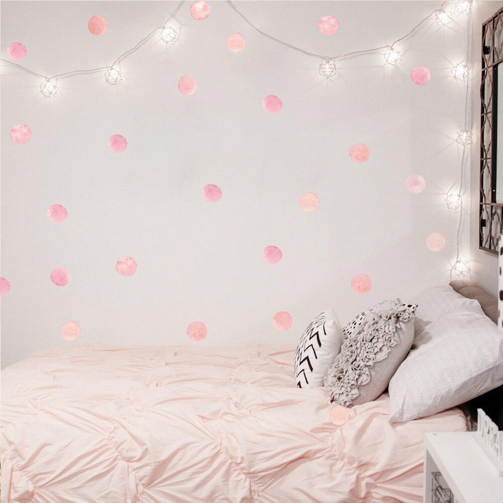 Polka Dot Wall Decal Stickers - Pink - Parker and Olive