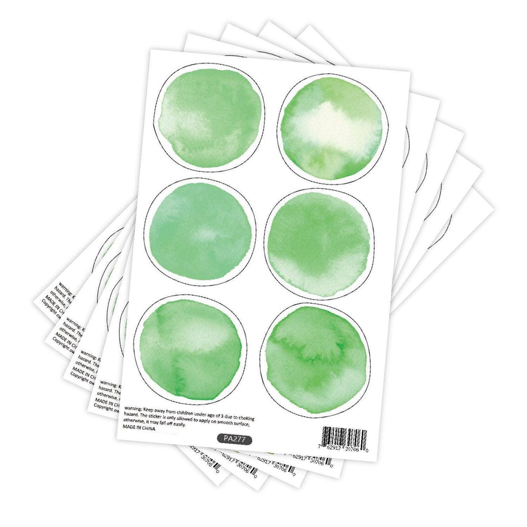 Polka Dot Wall Decal Stickers - Mint Green - Parker and Olive