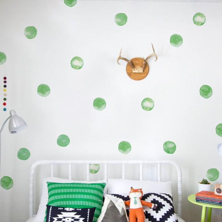 Polka Dot Wall Decal Stickers - Mint Green - Parker and Olive