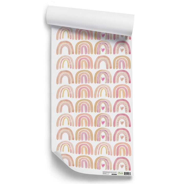 Pink Rainbow Wall Decal Stickers - Parker and Olive