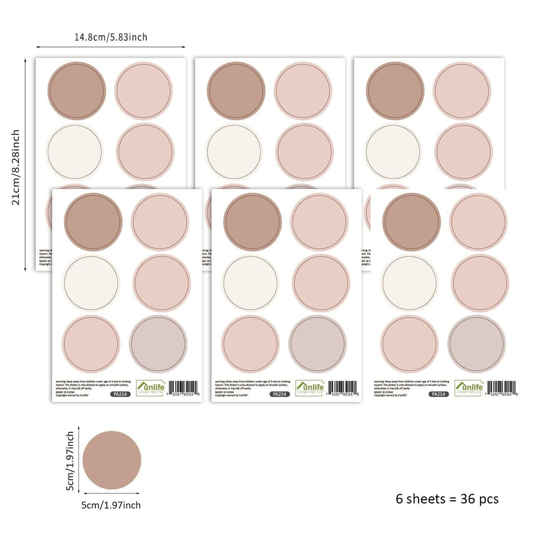 Boho Polka Dots Wall Decal Stickers - Parker and Olive
