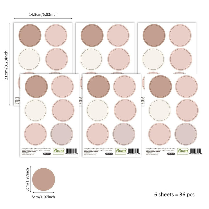 Boho Polka Dots Wall Decal Stickers - Parker and Olive