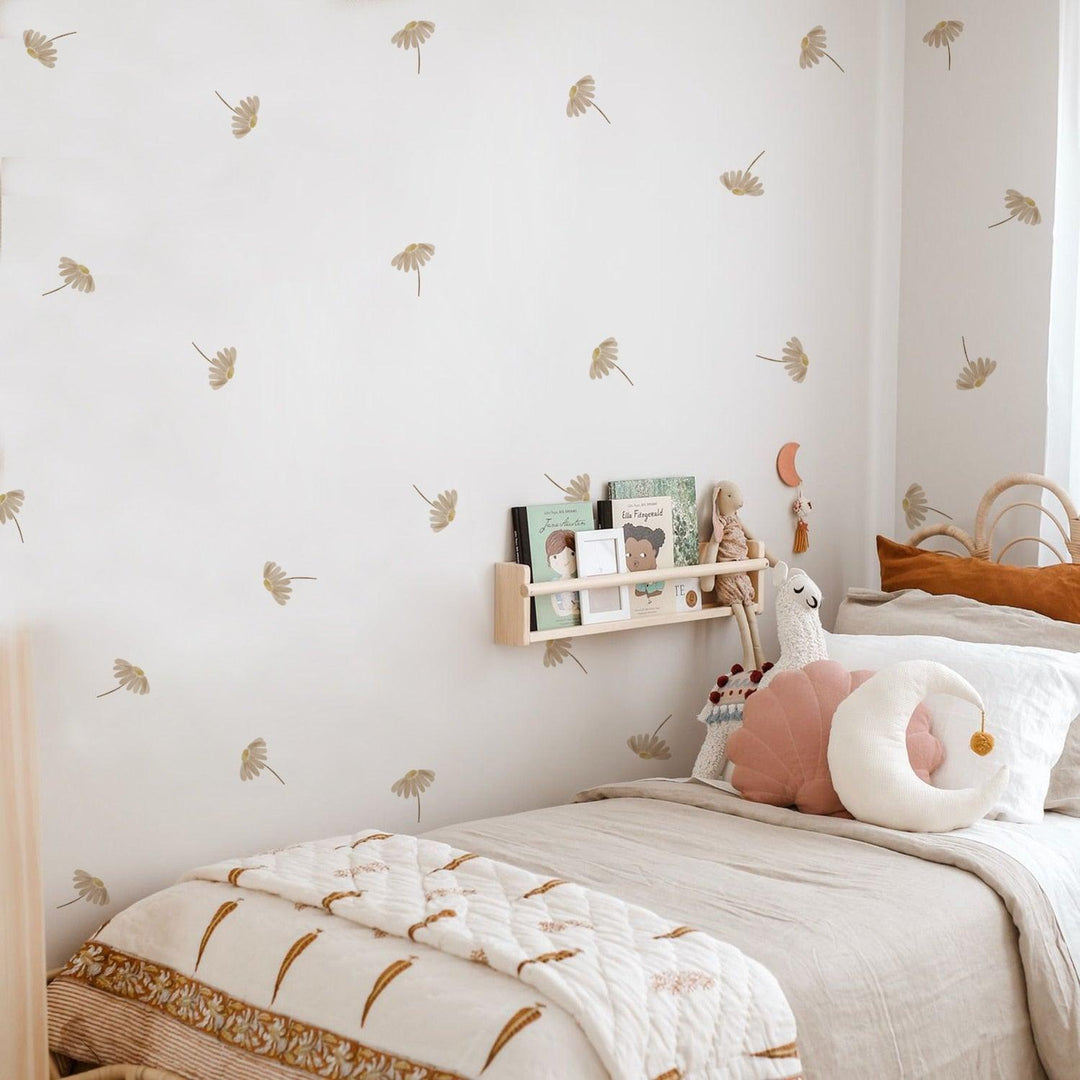 Boho Wall Decal Stickers - Falling Flowers - Parker and Olive