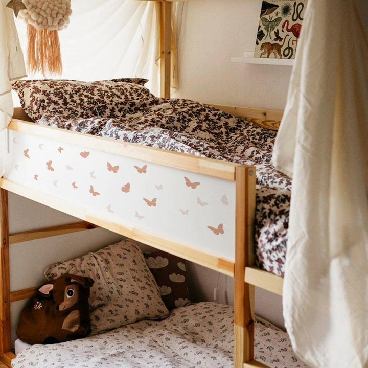 Boho Soft Pink Butterfly Nursery Wall Decals - Parker and Olive