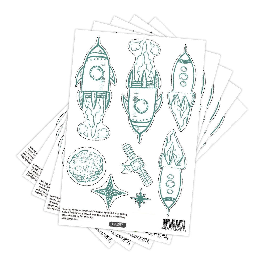 Rocket Wall Decals - Parker and Olive