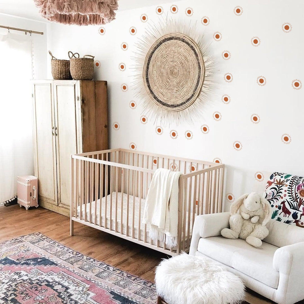 Boho Wall Decal Stickers - Sun - Parker and Olive
