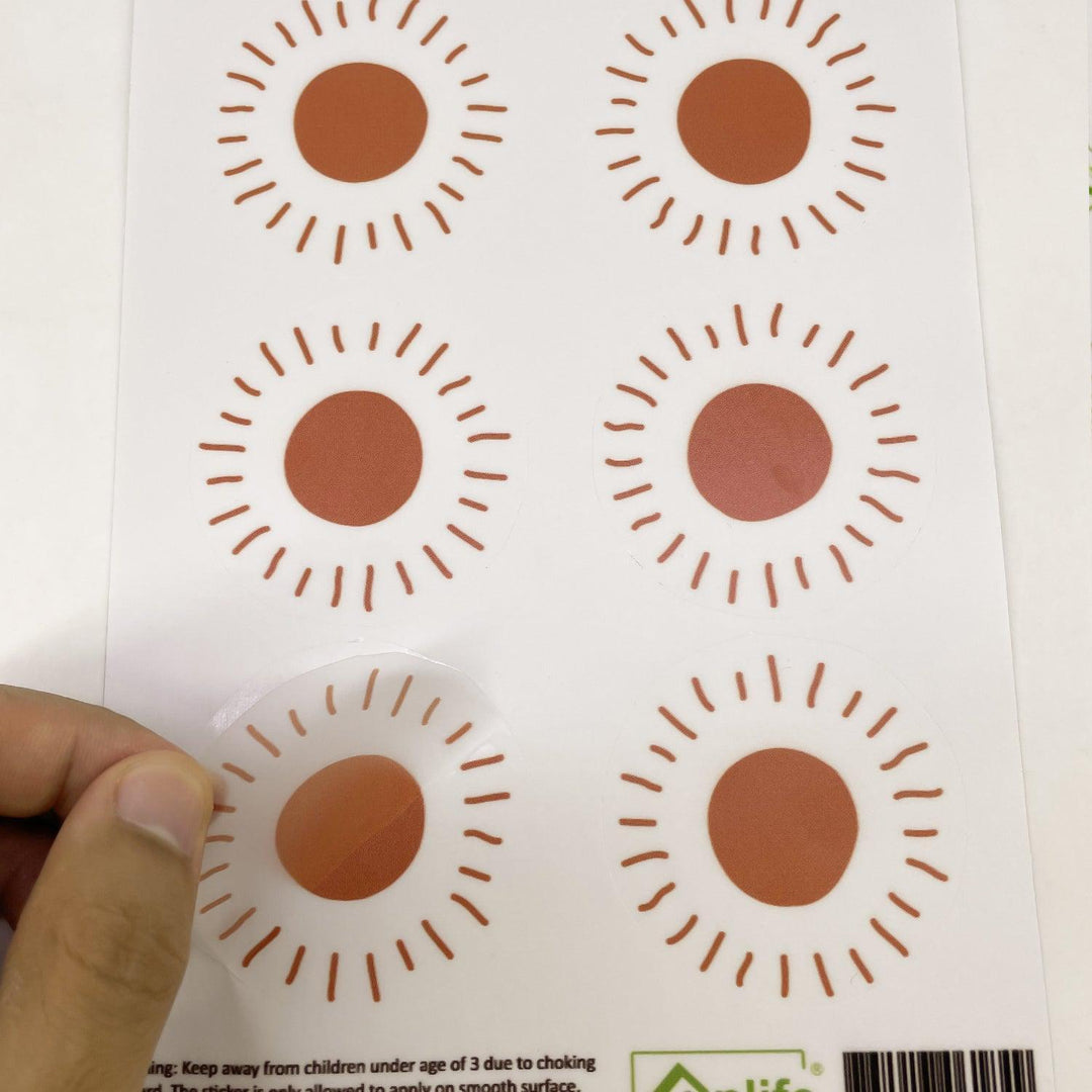 Boho Wall Decal Stickers - Sun - Parker and Olive