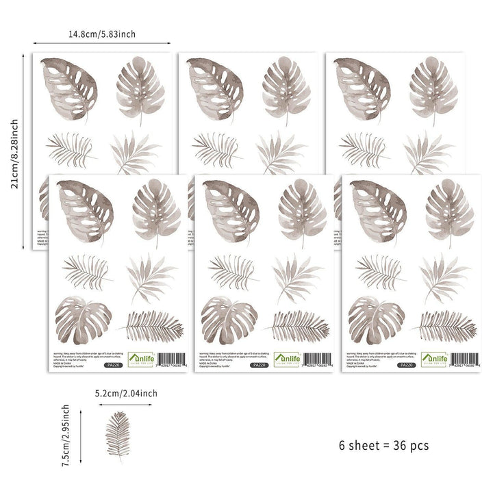 Boho Wall Decal Stickers - Palm Leaves - Parker and Olive