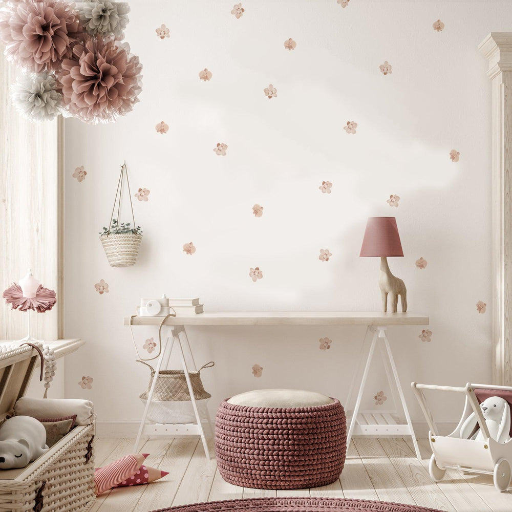 Boho Flowers Nursery Wall Decals - Parker and Olive
