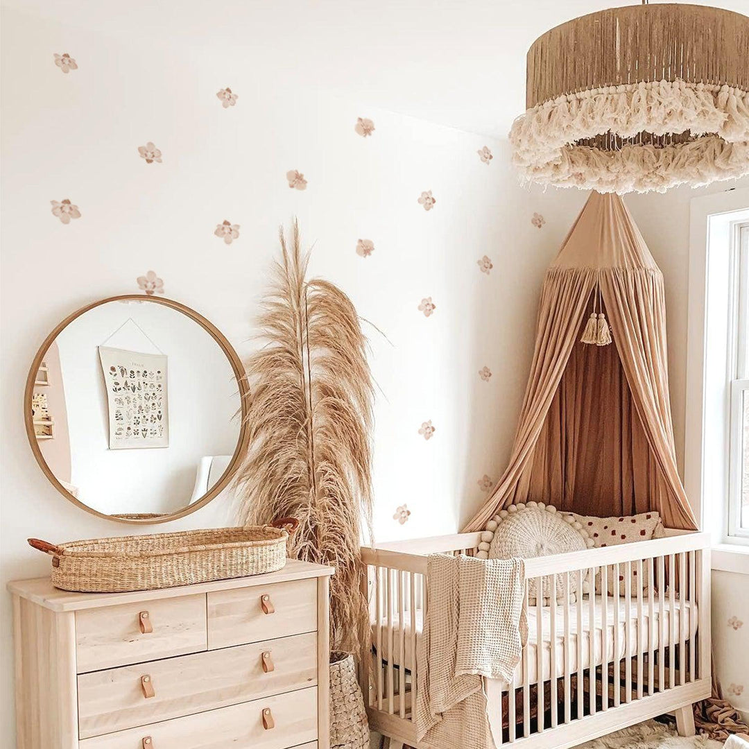 Boho Flowers Nursery Wall Decals - Parker and Olive