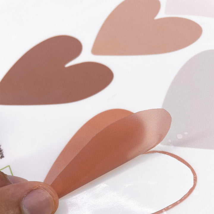 Boho Wall Decal Stickers - Hearts - Parker and Olive
