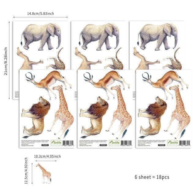 Boho Animals Nursery Wall Decals - Parker and Olive