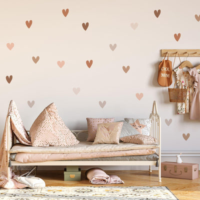 Boho Hearts Nursery Wall Decals - Parker and Olive
