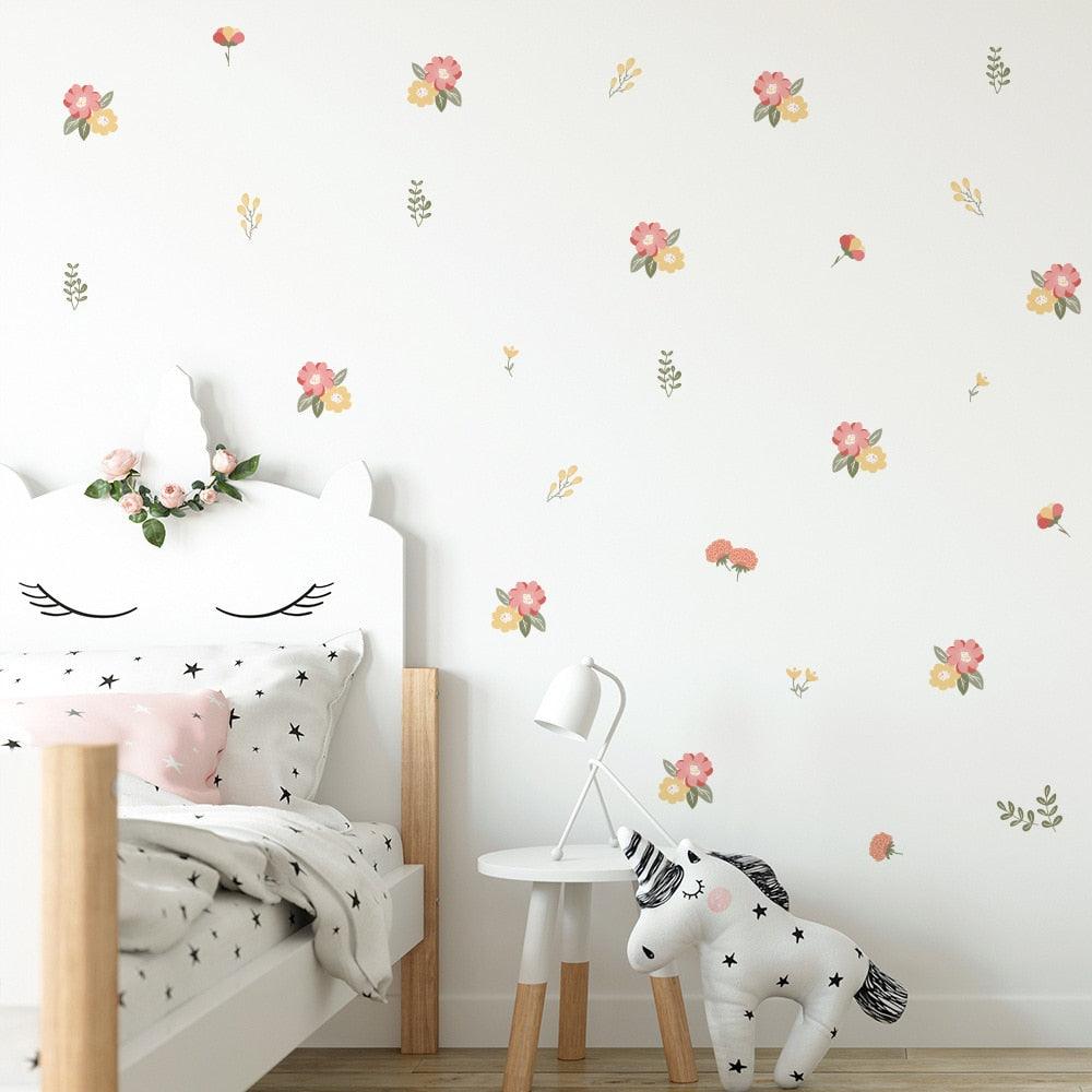 Pastel Flower Wall Decal Stickers - Parker and Olive