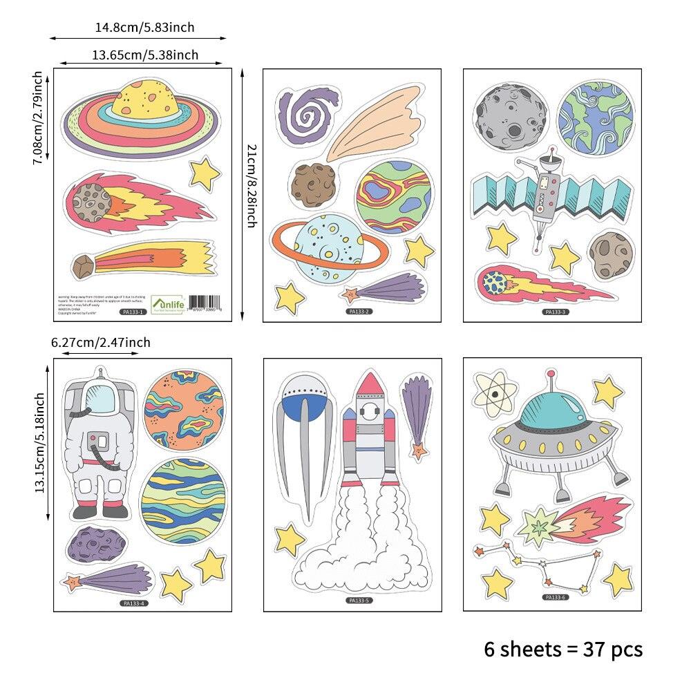 Space UFO Wall Decal Stickers - Parker and Olive