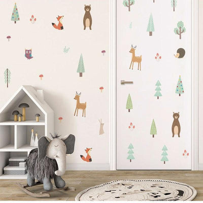 Forest Animal Wall Decal Stickers - Parker and Olive