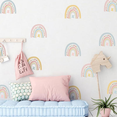 Pastel Rainbow Wall Decal Stickers - Parker and Olive