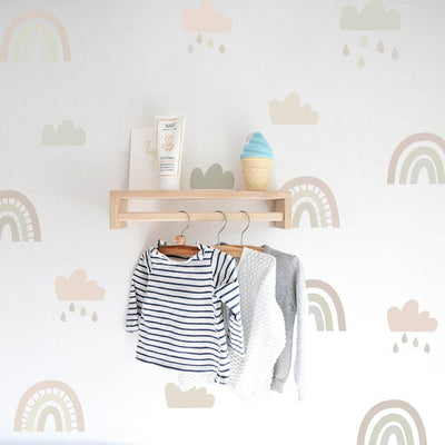 Rainbows and Clouds Wall Decal Stickers - Parker and Olive