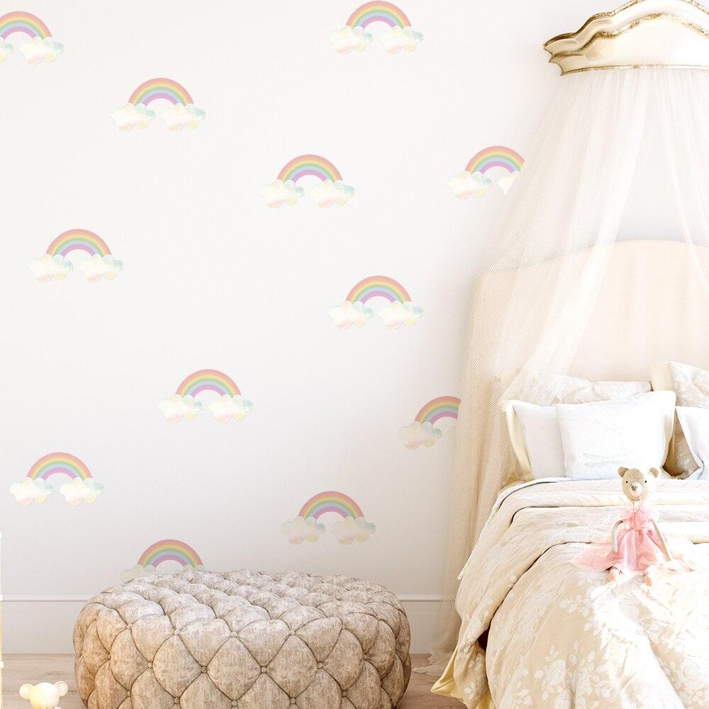 Cartoon Rainbow Wall Decal Stickers - Parker and Olive