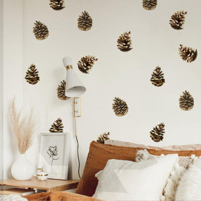 Pinecone Wall Decal Stickers - Parker and Olive