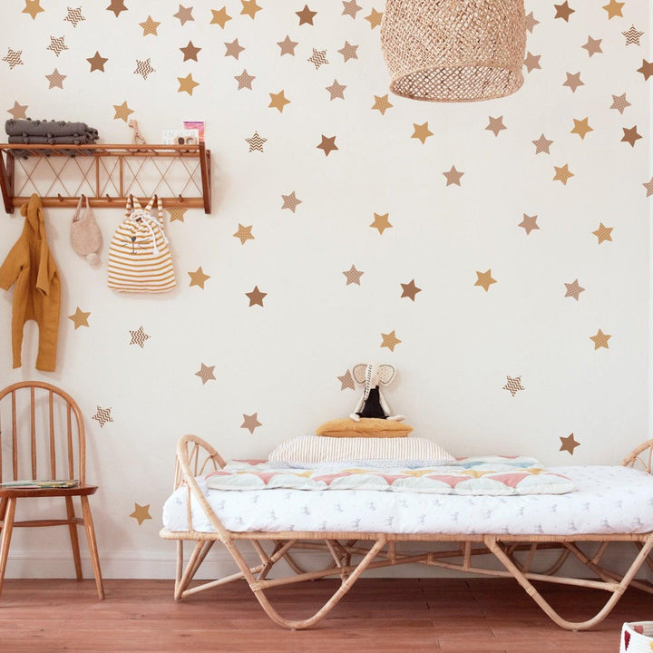 Boho Pattern Stars Nursery Wall Decals - Parker and Olive
