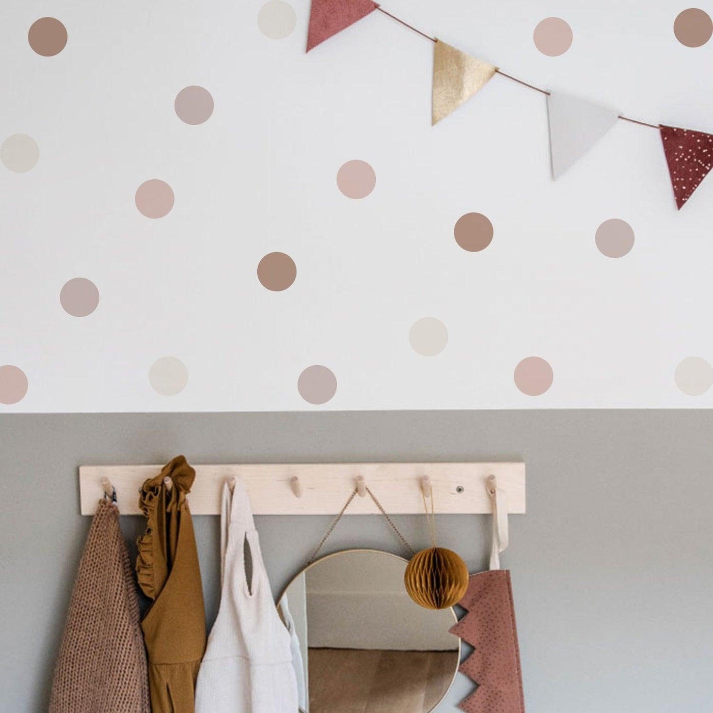 Boho Polka Dots Wall Decal Stickers - Parker and Olive