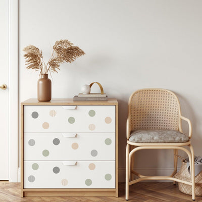 Boho Pattern Polka Dot Nursery Wall Decals - Parker and Olive