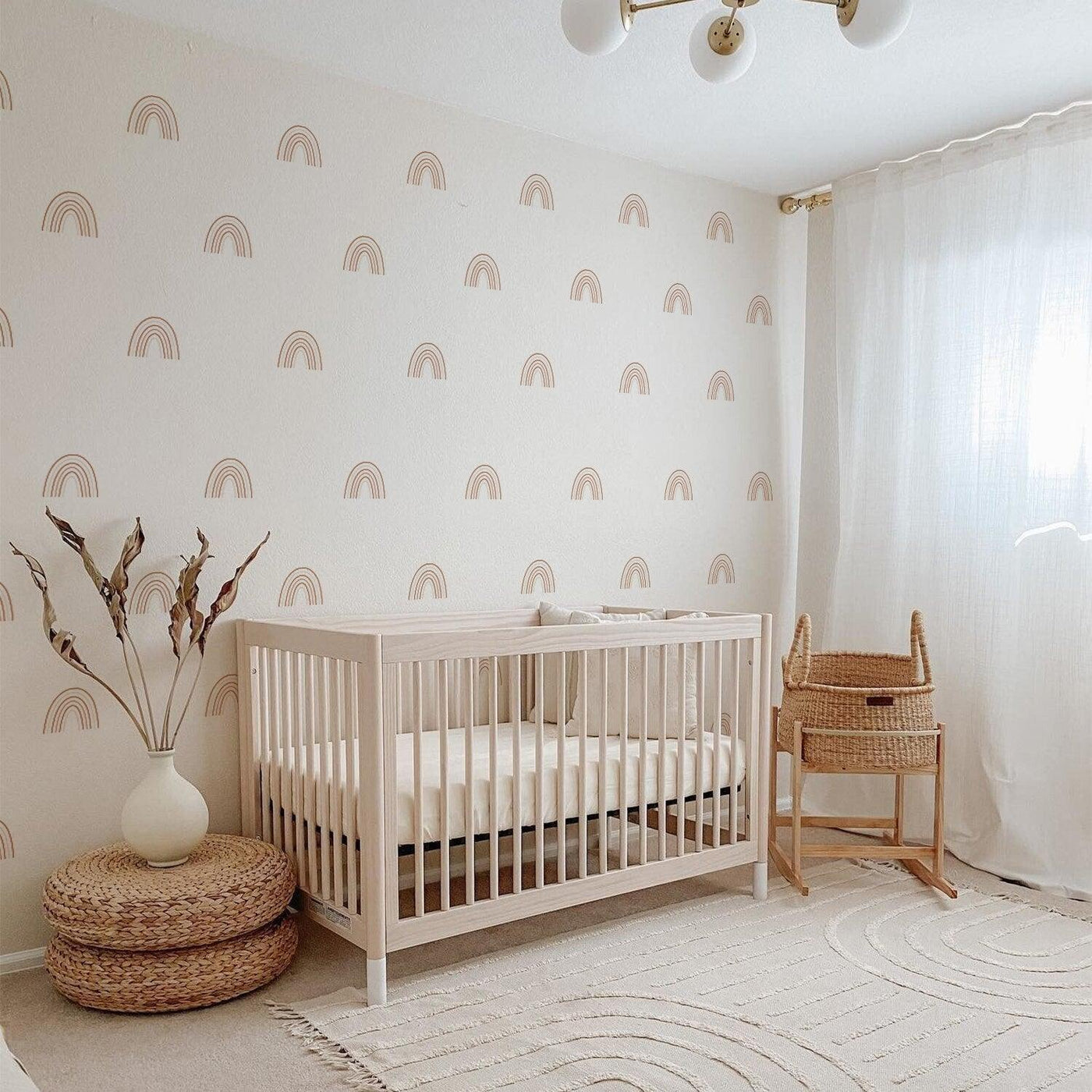 Boho Rainbow Wall Decal Stickers - Parker and Olive