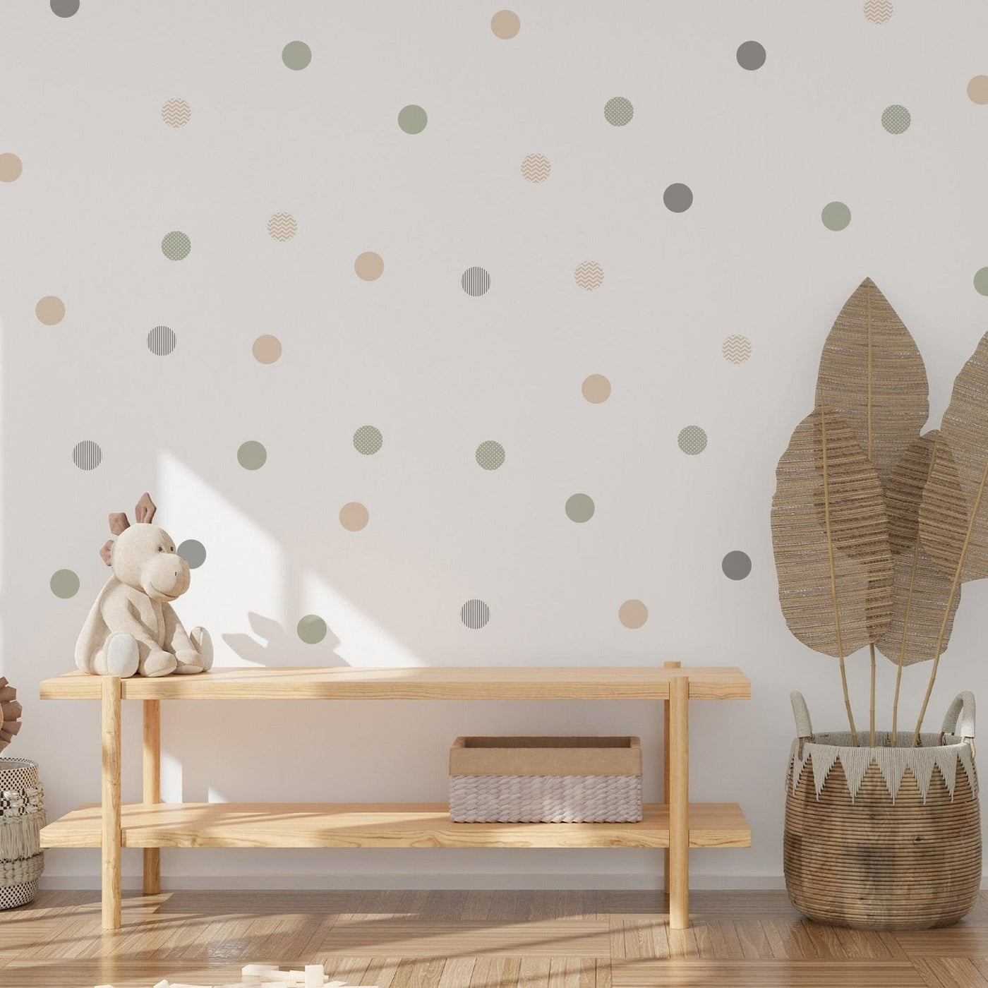 Boho Pattern Polka Dot Nursery Wall Decals - Parker and Olive