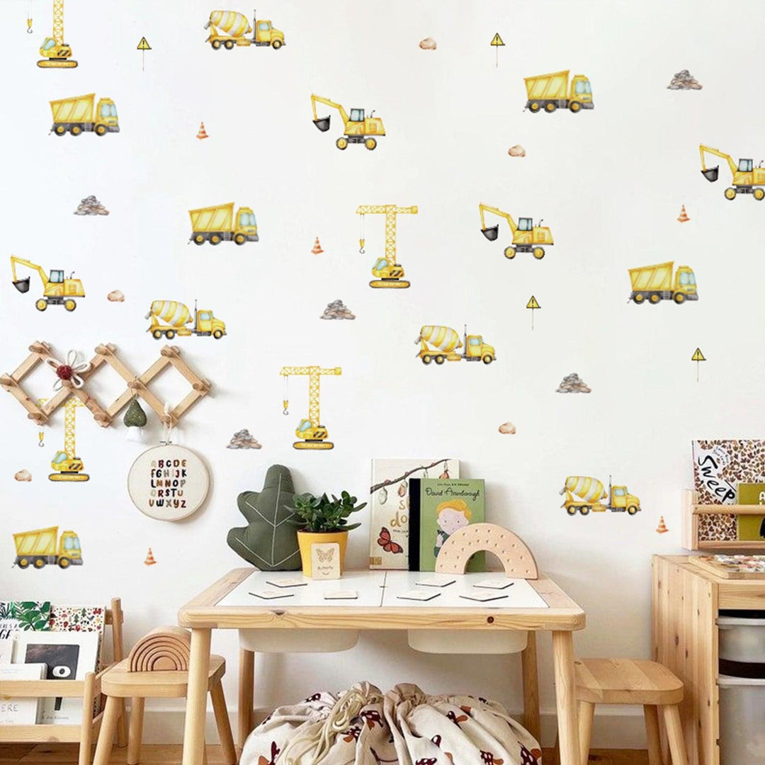 Construction Wall Decal Stickers - Parker and Olive