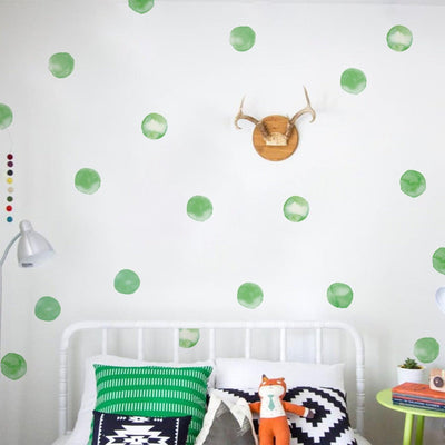 Polka Dot Wall Decal Stickers - Mint Green - Parker and Olive