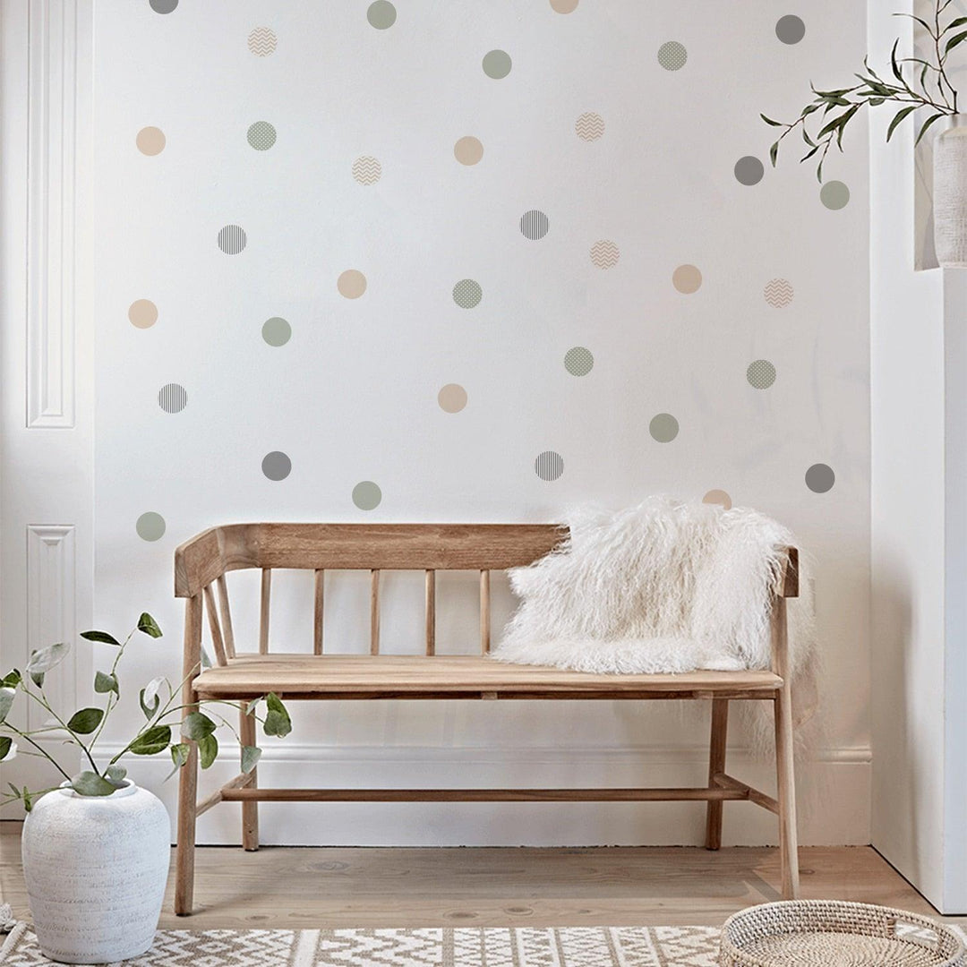 Boho Pattern Polka Dot Nursery Wall Decals - Parker and Olive