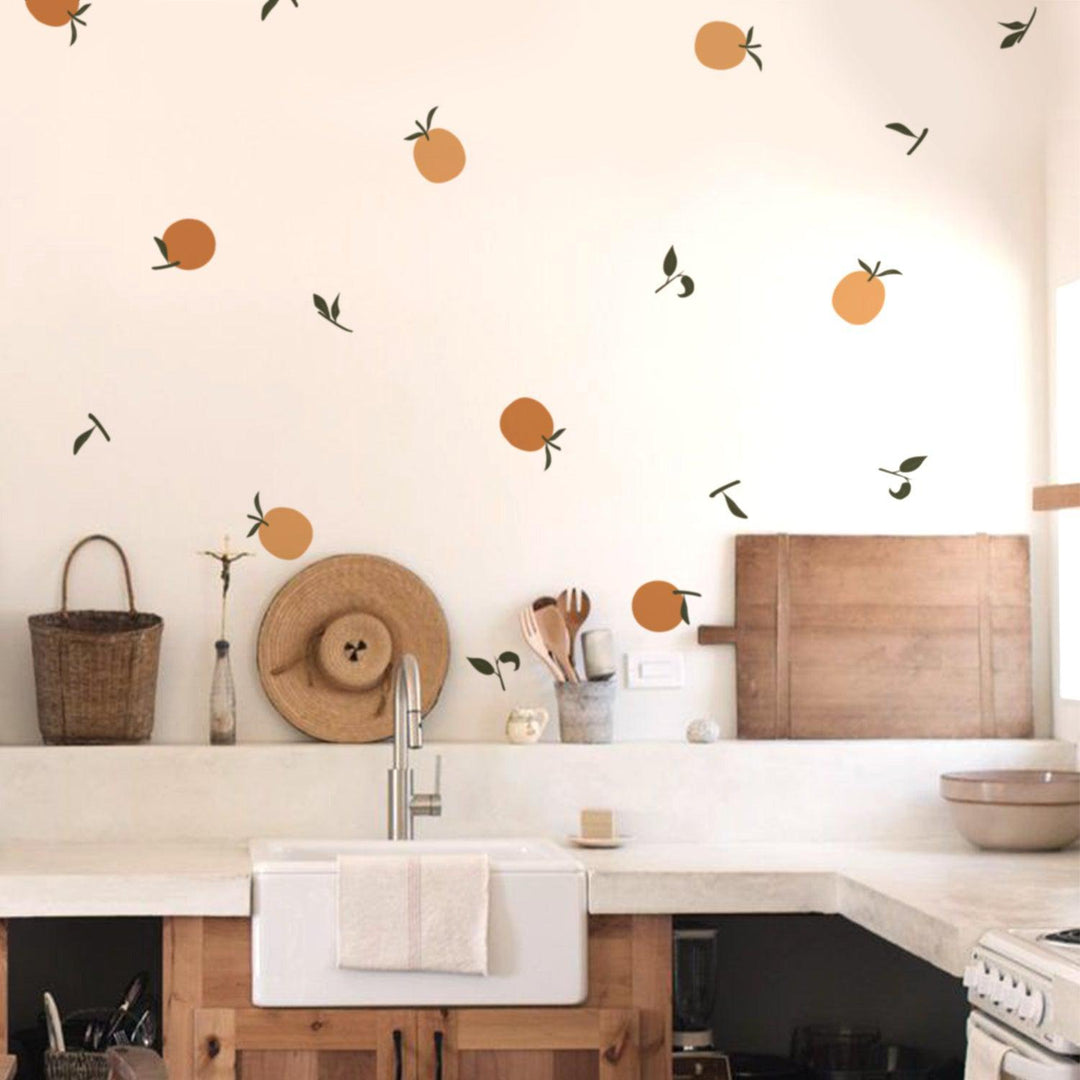 Boho Wall Decal Stickers - Orange - Parker and Olive